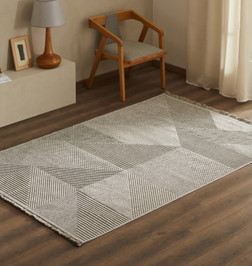 Kaşmir Halı 7/24 İskandinav Clara Beyaz 80x300 cm