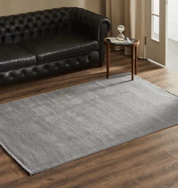 Kaşmir Halı 7/24 Dört Mevsim Gri 80x150 cm