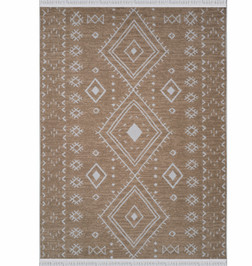 Kaşmir Halı 7/24 Kilim Jüt Hatka Beige 120x180 cm