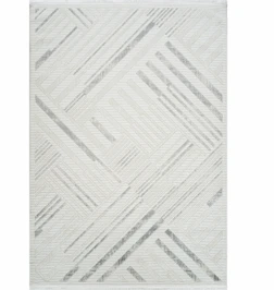 Kaşmir Halı 7/24 Elegante Lumina Grey 80x300 cm