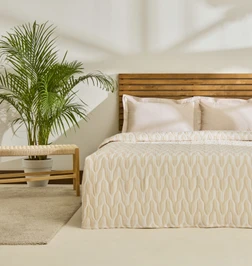Kaşmir Home Juliette Çift Kişilik Yatak Örtüsü Gri