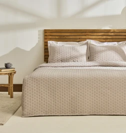 Kaşmir Home Ophelia Tek Kişilik Yatak Örtüsü Takımı Gri