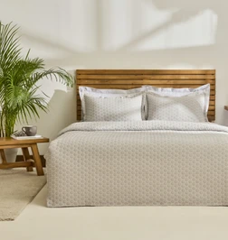 Kaşmir Home Ophelia Tek Kişilik Yatak Örtüsü Takımı Bej