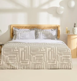 Kaşmir Home Mosy %100 Pamuk Çift Kişilik Nevresim Takımı Çağla 