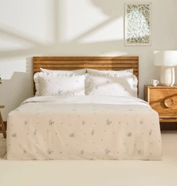 Kaşmir Home Levina %100 Pamuk Tek Kişilik Nevresim Takımı Rose 