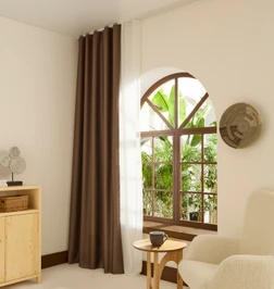 Kaşmir Home Bloom Dark Blackout Antrasit Perde 150x270 cm