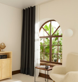 Kaşmir Home Bloom Dark Blackout Vizon Perde 150x270 cm