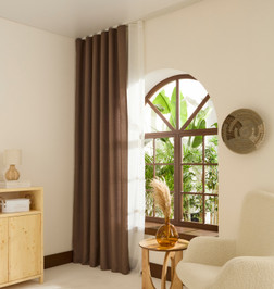 Kaşmir Home Perla Keten Fon Perde Açık Taş 150x270 cm