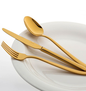 Jumbo 9400 Safari Gold 12 Kişilik 84 Parça Çatal Kaşık Bıçak Takımı