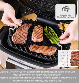 Karaca Gastro Air Grill 6 Kişilik Geniş Hacim Airfryer ve Izgara Makinesi