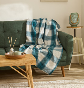 Karaca Home Flanel Throw Tv Battaniyesi Gri