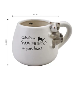 Karaca Animal Cat Mug Kupa 465 Ml