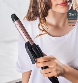 Homend Hairmony 4605H 2 in 1 Saç Düzleştirici ve Maşa