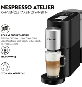 Nespresso S85 Atelier Süt Çözümlü Kahve Makinesi 