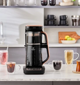 Karaca Çaysever Robotea Pro Quartz 4 in 1 Cam Çay Makinesi Swiss 