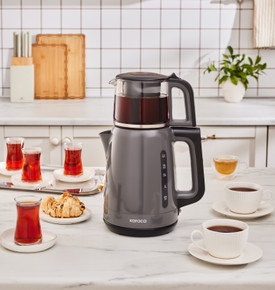 Karaca Mega Tea 1501 35 Çay Bardağı Kapasiteli Çay Makinesi Cherry Red