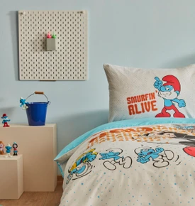 Karaca Home Smurfs Catch Tek Kişilik Nevresim Takımı 