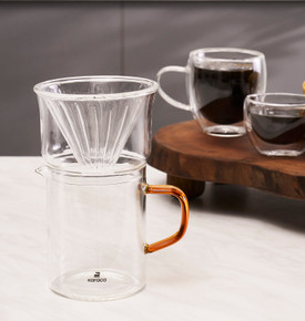 Karaca Draco Borosilikat Cam Kahve Demleme Ekipmanı 450 ml