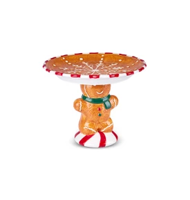 Karaca New Year Yılbaşı Gingerbread Kek Standı 20 Cm 