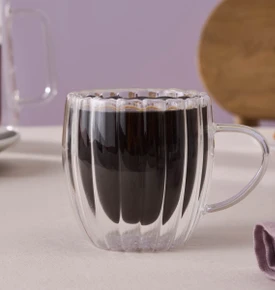 Karaca Pia Alya Çift Cidarlı Mug 240 Ml