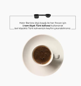 Karaca Hatır Barista Latte Cappuccino, Közde Türk Kahvesi, Sütlü Türk Kahvesi, Sütlü İçecek Hazırlama Makinesi Antrasit 5 Fincan Kapasiteli Bol Köpüklü