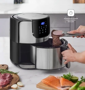 Homend Airfryday 2502h 8 Farklı Program, Dokunmatik Ekran, 5l Airfryer