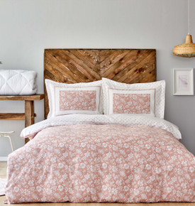 Karaca Home Celerina Pembe %100 Pamuk Tek Kişilik Fitted Nevresim Takımı