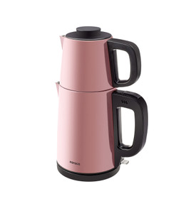 Karaca Tea Break 2 in 1 Çelik Su Isıtıcı Çay Makinesi Rosegold Inox