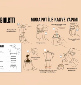 Bialetti Venüs Mokapot Mavi 4 Cup