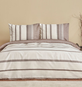Karaca Home Vetro Terracotta Çift Kişilik İpliği Boyalı Nevresim Takımı