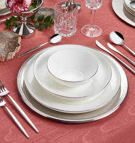 Jumbo Bright Fine Bone 60 Parça 12 Kişilik Yemek Takımı Gold 