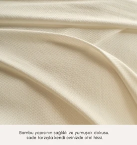 Karaca Home White Colletion Vian Çift Kışilik Bambu Pike Offwhite