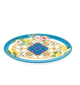 Guzzini Flower Lemon Oval Tabak 50 cm x 36 cm x 3 cm