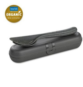 Koziol Çatal Kaşık Bıçak Ve Kabı24 cm x 5,6 cm x 4,4 cm Bej