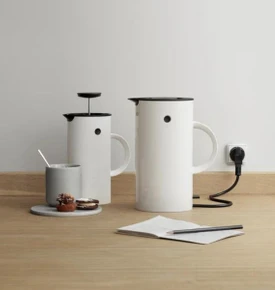 Stelton EM77 Frenchpress 1 L Beyaz