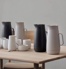 Stelton Norman Foster Karaf Termos Gri 1 L