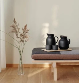 Stelton Amphora Kahve Karaf Termos 1 L Siyah