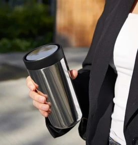 Stelton To Go Click Mug Termos 0,4 L Çelik