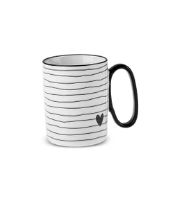 Karaca Amore Çizgili 2'li Mug 360 Ml