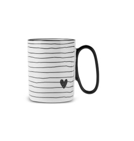 Karaca Amore Çizgili 2'li Mug 360 Ml