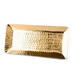 Karaca Loren Dekoratif Tepsi 33x15 cm Gold