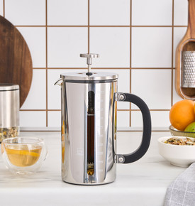 Karaca Poly Wood Borosilikat Cam French Press 1000 ml