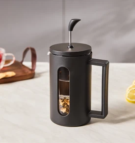 Karaca Leya Kaşık Hediyeli Borosilikat Cam French Press 600 ml