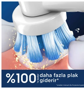 Oral B Sensitive Clean 4'lü Diş Fırçası Yedek Başlığı EB60 Beyaz