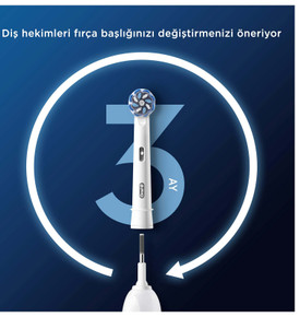 Oral B Sensitive Clean 4'lü Diş Fırçası Yedek Başlığı EB60 Beyaz