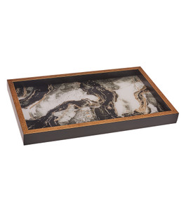 Karaca Home Moroccan Marble Tepsi 40x25 cm