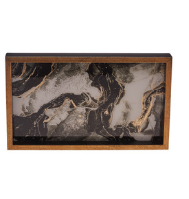 Karaca Home Moroccan Marble Tepsi 40x25 cm