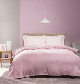 Karaca Home Theoline Haki Çift Kişilik Wellsoft Jakar Battaniye