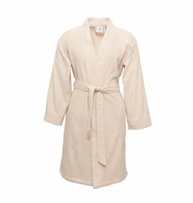 Karaca Home Roma Kimono Bornoz OffWhite Regular %100 Pamuk M/L 