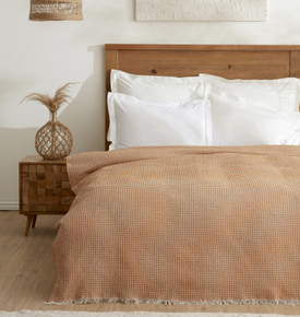 Karaca Home Flow Çift Kişilik Waffle Pike 200x230 cm Kırmızı